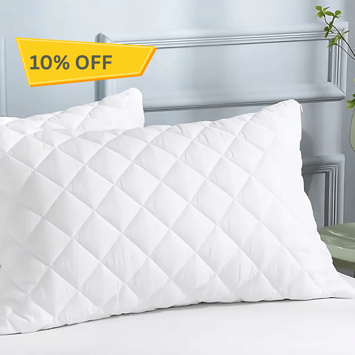 Quilted filled pillow &Extra soft Extra Fill