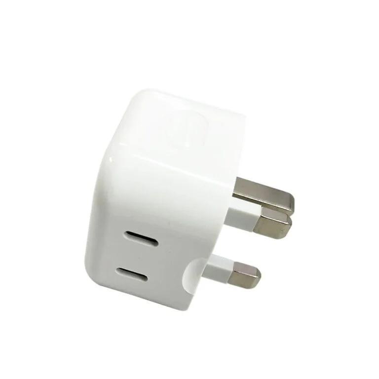 Dual USB-C PD Wall Charger – Compact Fast Charging Adapter for Phones & Tablets