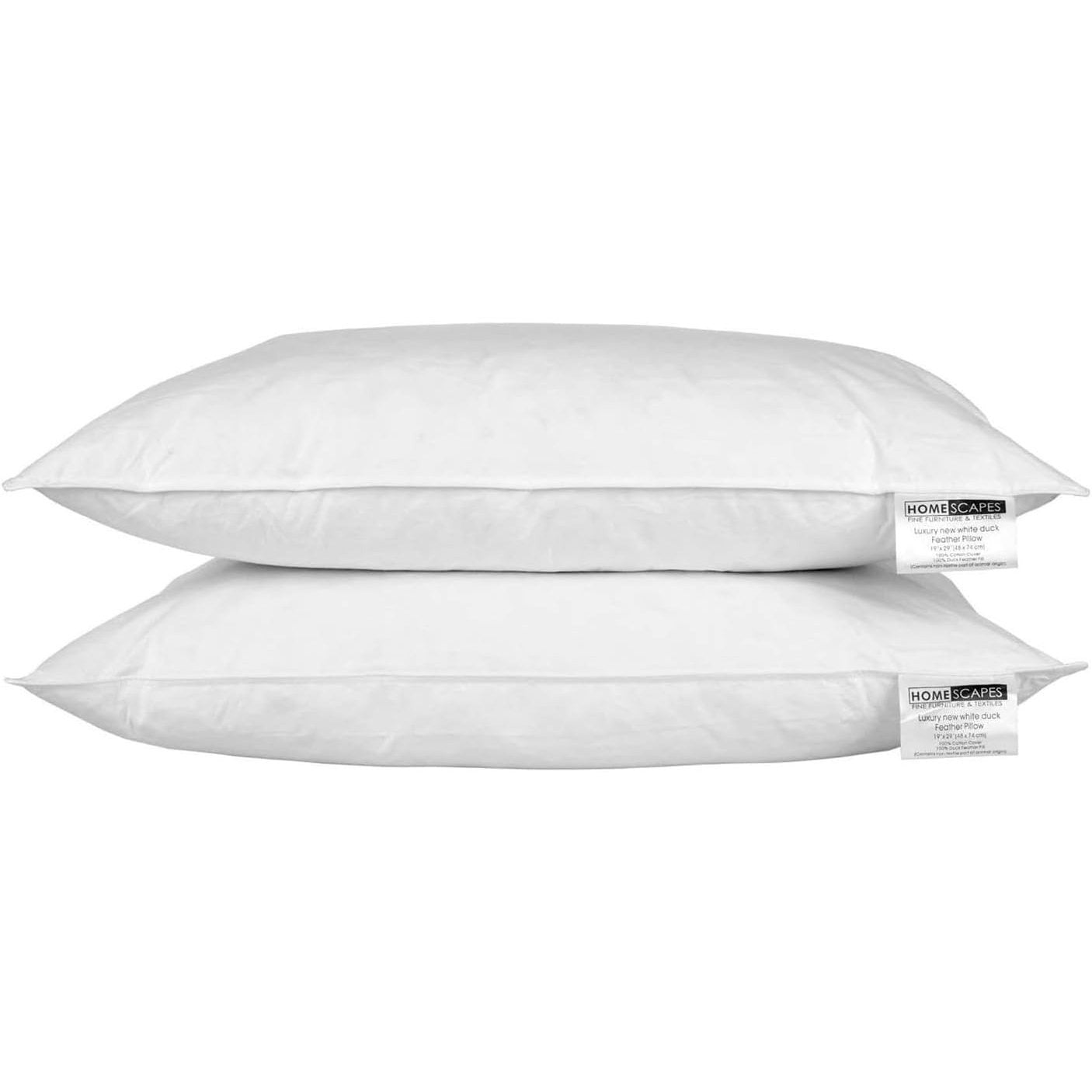 Hotel Quality Duck Feather & Down Pillows Ex