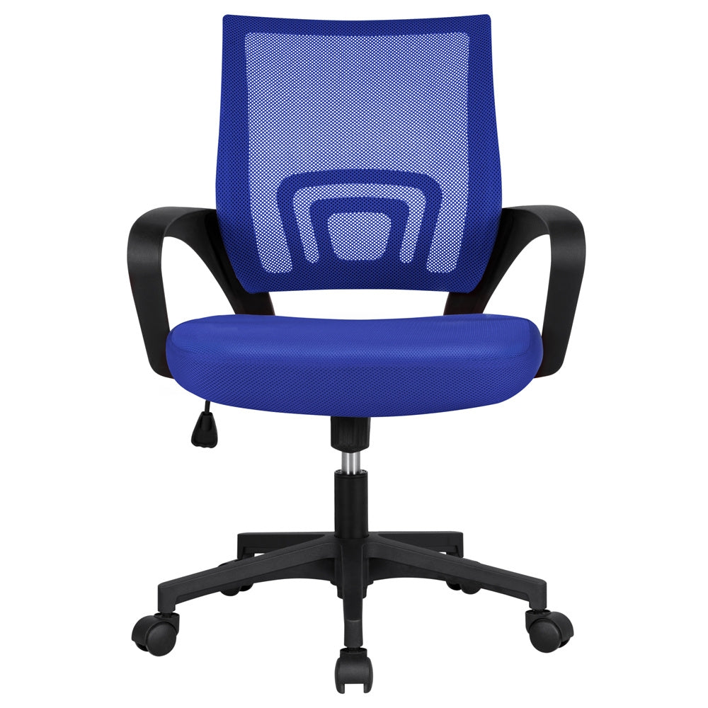 Costoffs Office Chair, Swivel Chair, Mid Back Mesh Office Chair, Mesh Computer Chair, Mid-Back Desk Chair, Height Adjustable with Rolling Casters and Lumbar Support, Computer Mesh Chair for Study/Offices