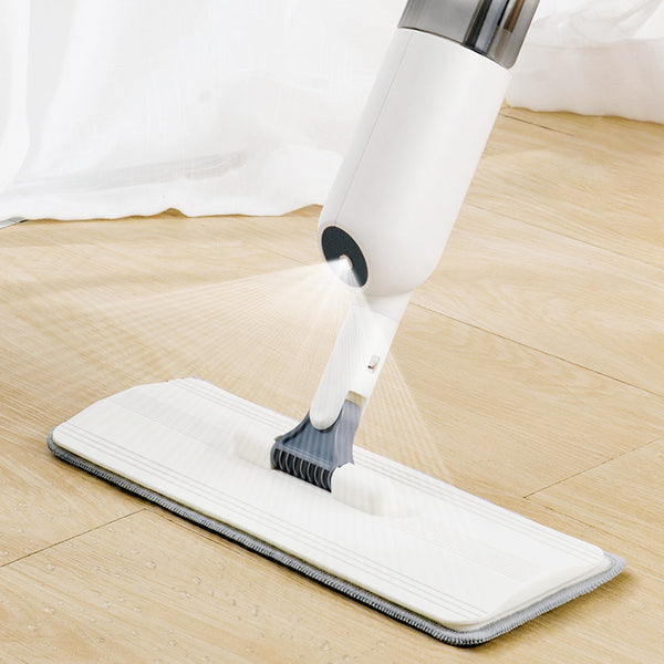 Introducing the Flat Squeeze Mop: A Lazy Mop with Bucket for Effortless Floor Cleaning. Wringing is Made Easy with Hand-Free Operation and Microfiber Mop Pads for Effective Cleaning