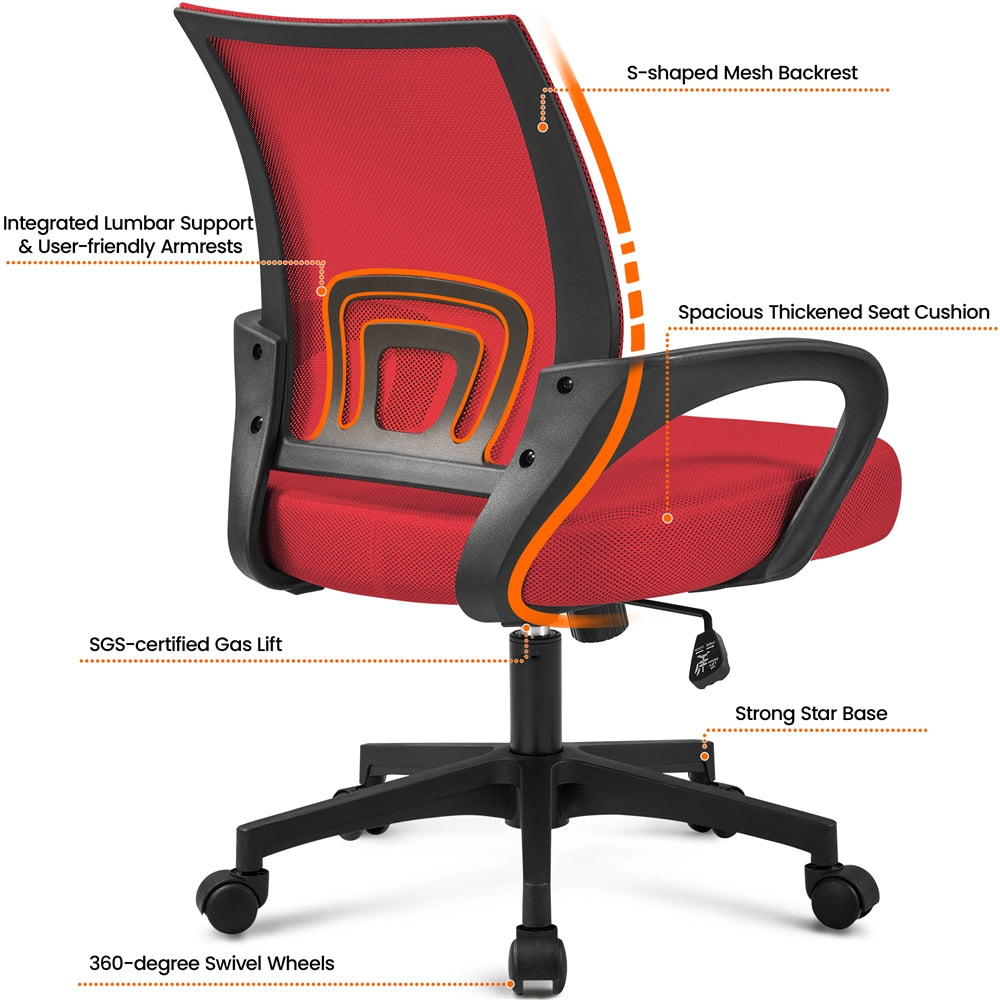 Costoffs Desk Chair, Computer Chair, Executive Chair, Mesh Computer Chair, Mid-Back Desk Chair, Mid Back Office Chair, Computer Mesh Chair, Height Adjustable Computer Chair, Office Chair