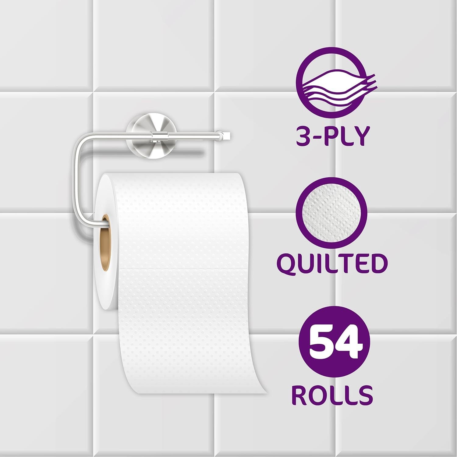 Luxuriously Soft, Strong & Highly Absorbent Toilet Tissue