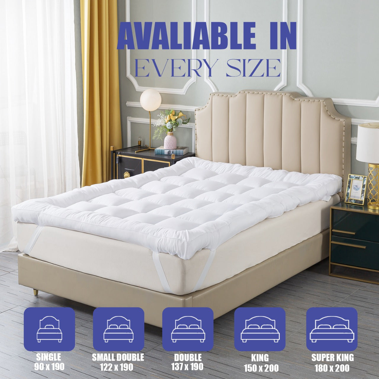 Elasticized Corner Straps fits up to 40 CM