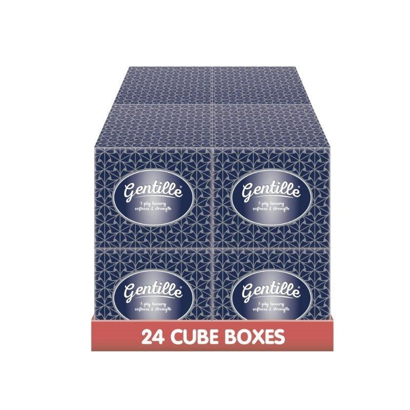 (Regular) Gentille Facial Tissues Box 24 Pk Luxury Soft