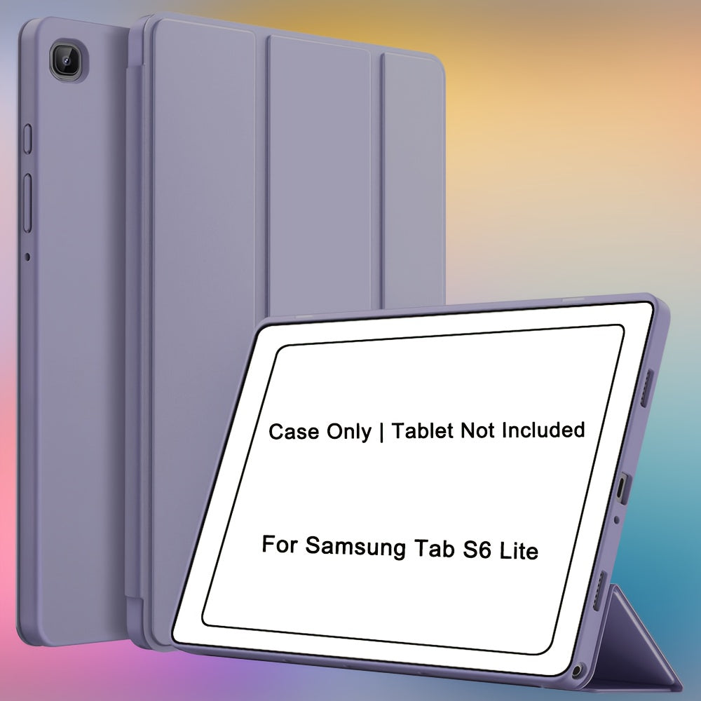 Case for Samsung Galaxy Tab A9 Plus 11-Inch 2023 (SM-X210 SM-X215), for Tab A9/A8/A7 Lite/S7/S8/S9/S10 FE, Soft Smooth Back Protective Cover, Lightweight, Scratch-Resistant, Anti-Slip, Foldable Stand, Auto Sleep/Wake Function