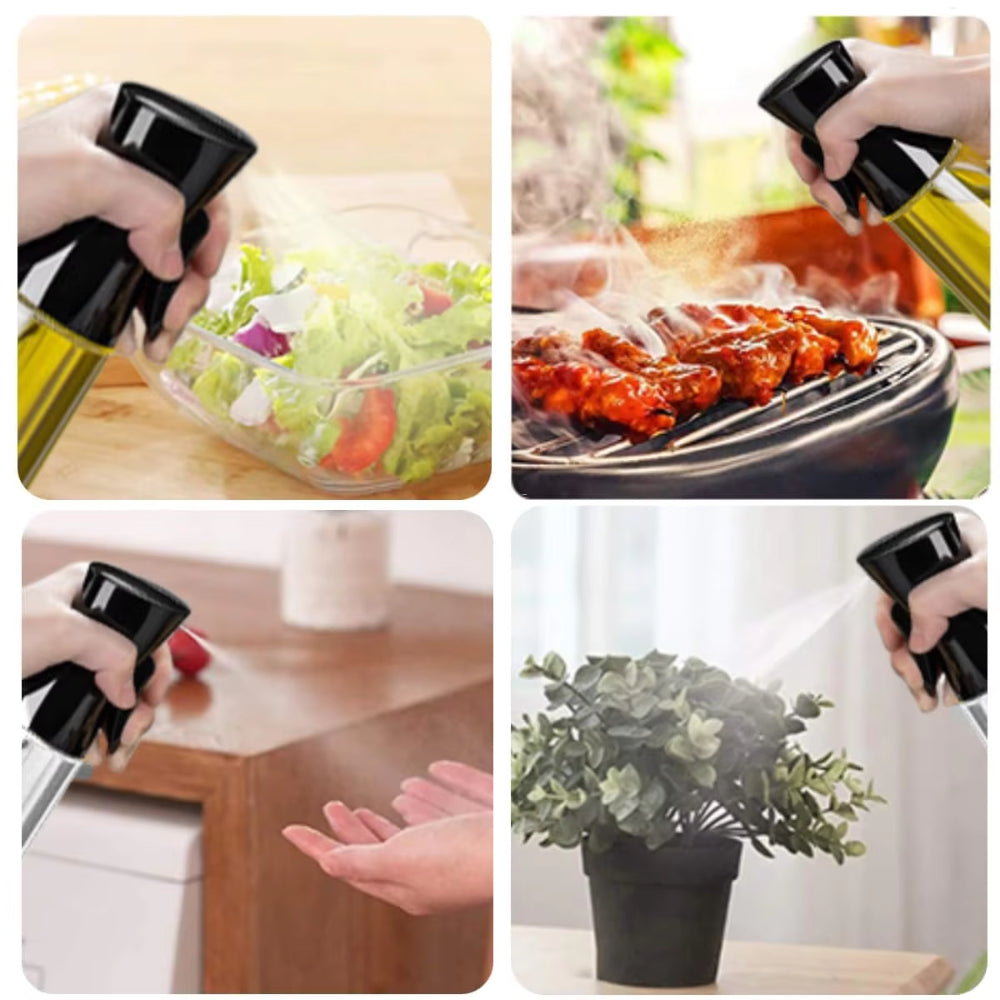 Multifunction Refillable Oil Spray Bottle – For Olive Oil, Vinegar, Soy Sauce & Outdoor Cooking