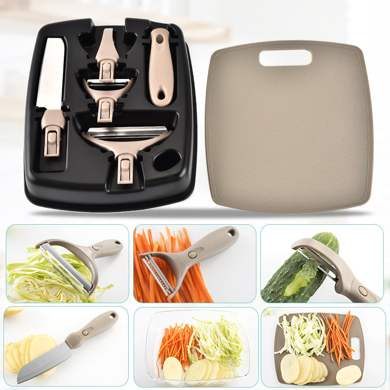 Knife Planer Set: Vegetable Planer, Fruit Peeling Planer Knife, Vegetable Knife for Log Home, Outdoor Camping, and Fruit Cutting.