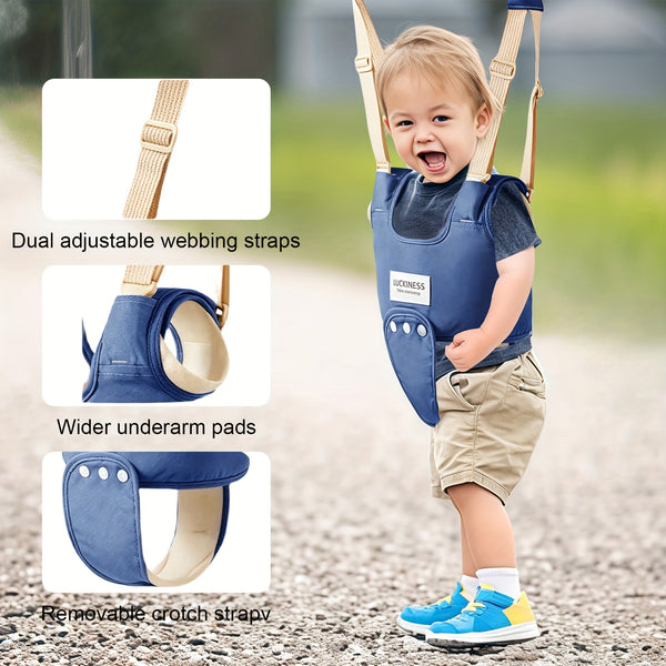 1Pack Upgraded New Baby Walker Belt, Adjustable Toddler Walking Assistant with Reinforced Crotch - Four Seasons Use, Ideal for Youngsters'S Walking Training