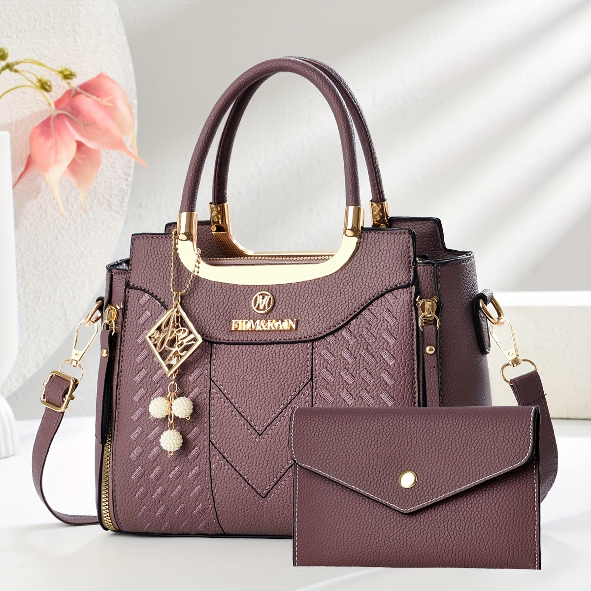 CHROSGEKEIDI Women's Large Capacity Quilted  Handbag - Adjustable Crossbody/Shoulder Bag with Zipper Closure, Elegant Purse for, Travel, Parties, Casual & Formal Events, Durable & Brand Authentic Carry