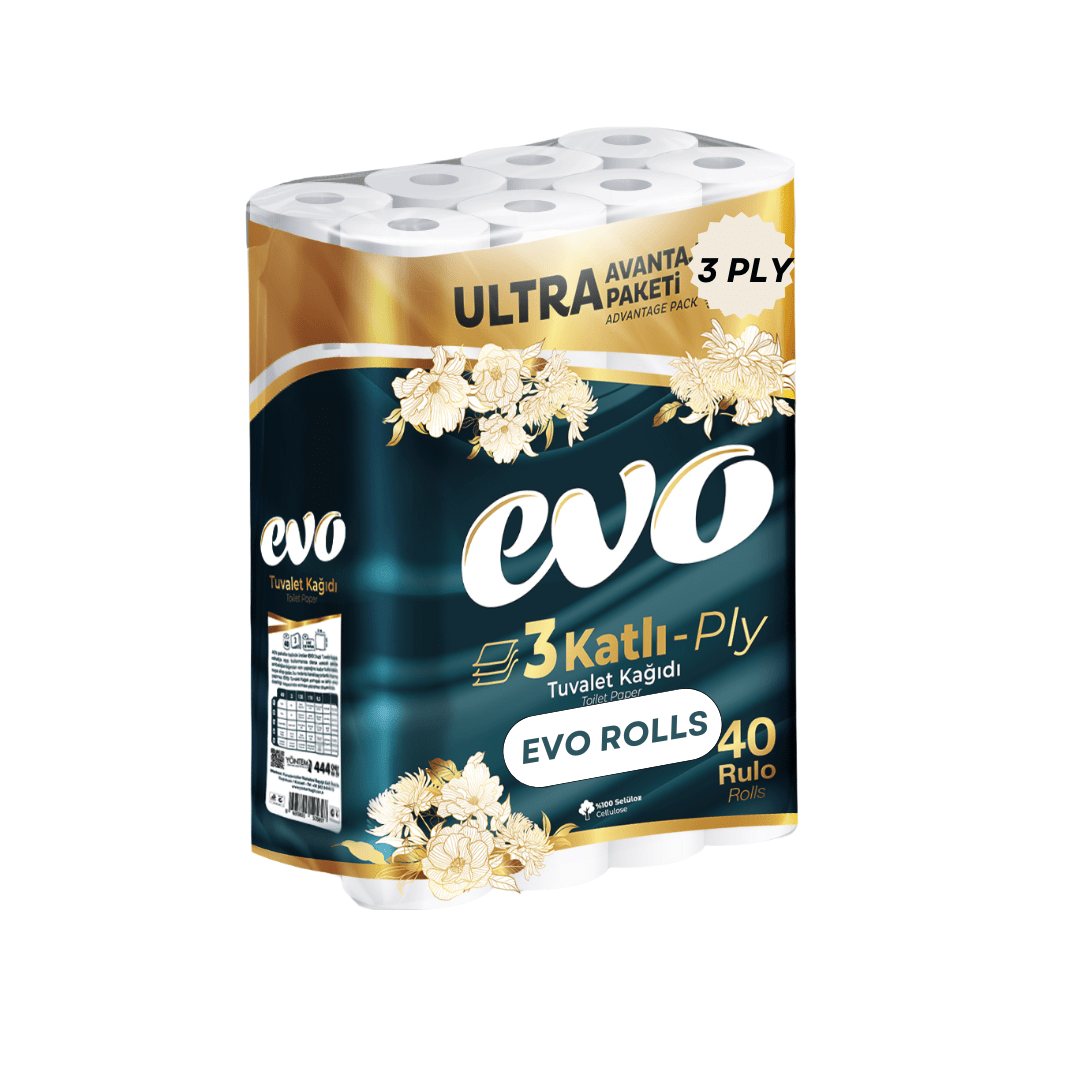 Luxury 120 Evo Toilet Rolls 3Ply Ultra Advantage Pack - Unscented