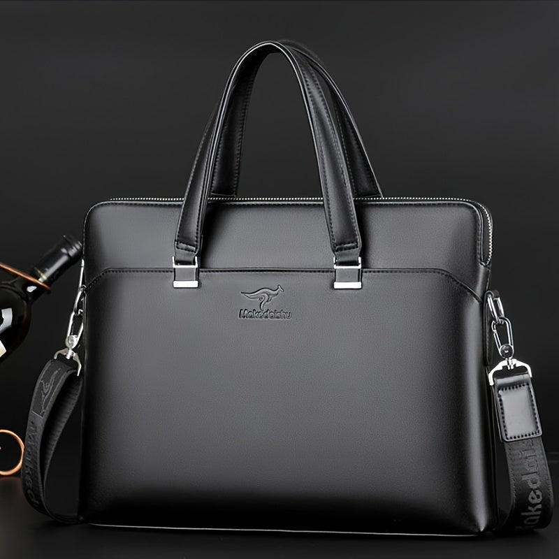 New Men's Briefcase for Business, Stylish And Trendy Shoulder Bag for Laptops And Documents.