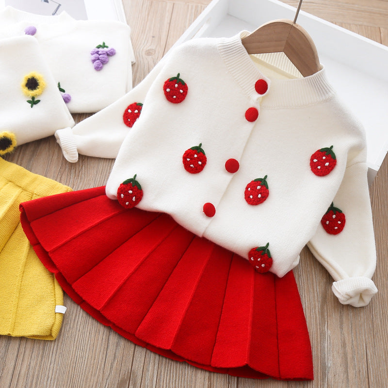 New Summer Children Plaid Tutu Pants Baby Bow Tie Shirt Suit: Girls Fashion Dress One Piece Suitable for 2-8 Years Old