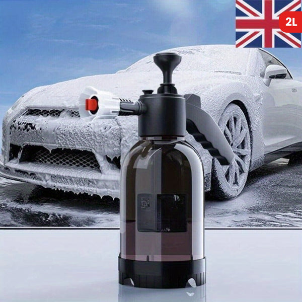 2L Car Wash Foam Sprayer Hand Held Pump Wash Spray Bottle Snow Foam Detailing UK
