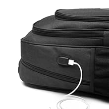 Laptop Backpack for Men & Women - USB Charging Port, Lightweight Business Travel Rucksack Fits 15.6" Notebook, College/Daypack