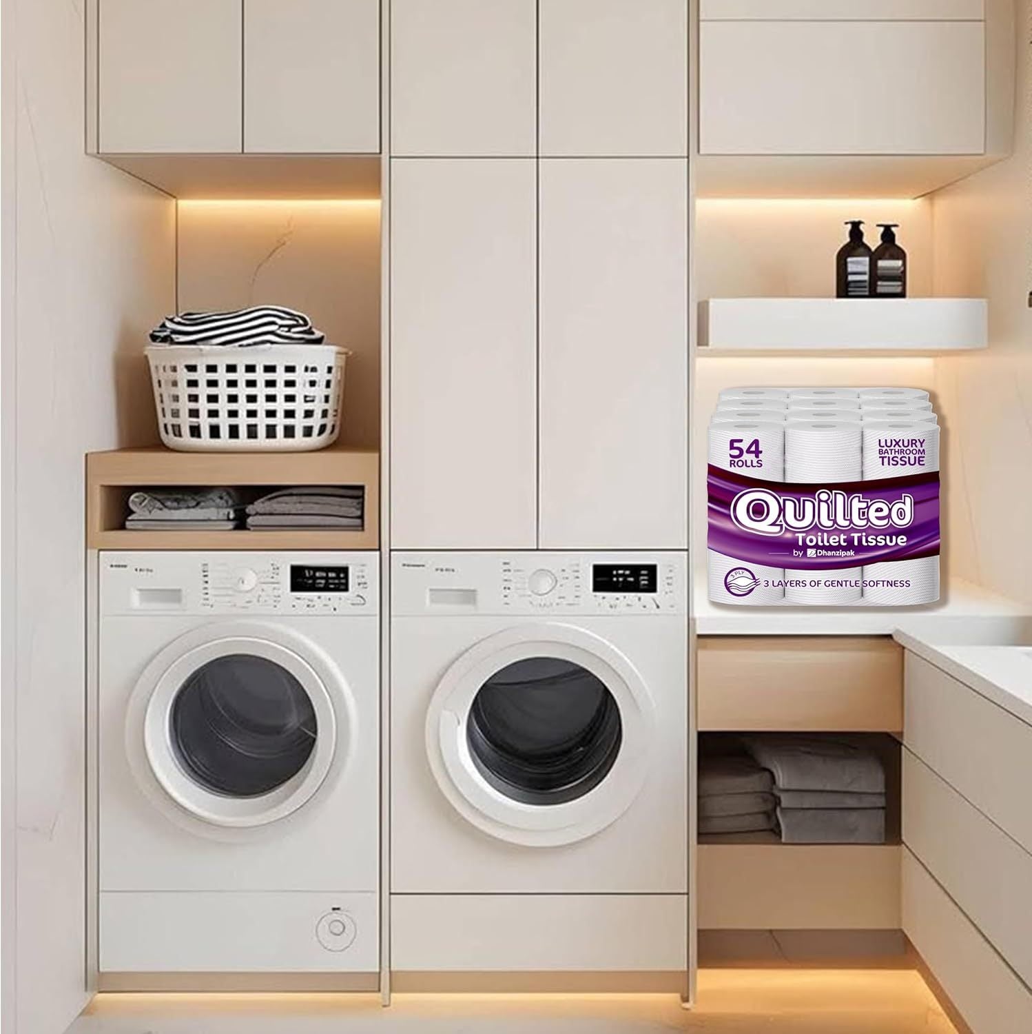 Luxuriously Soft, Strong & Highly Absorbent Toilet Tissue