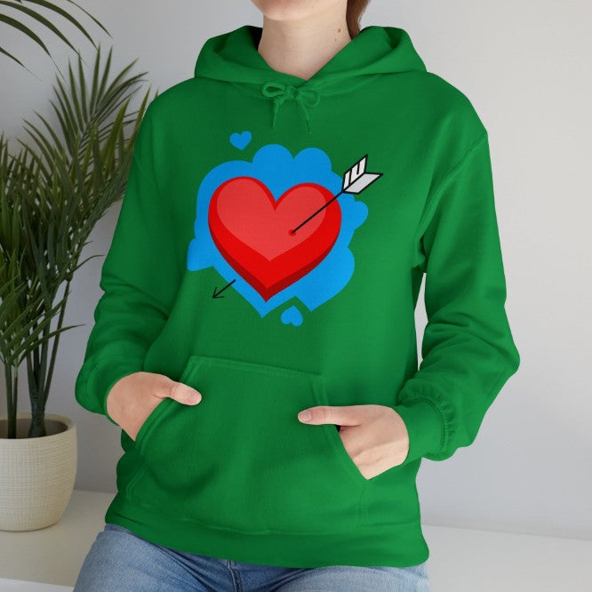 Autumn And Winter Fleece Printed Cartoon Hooded Sweatshirt