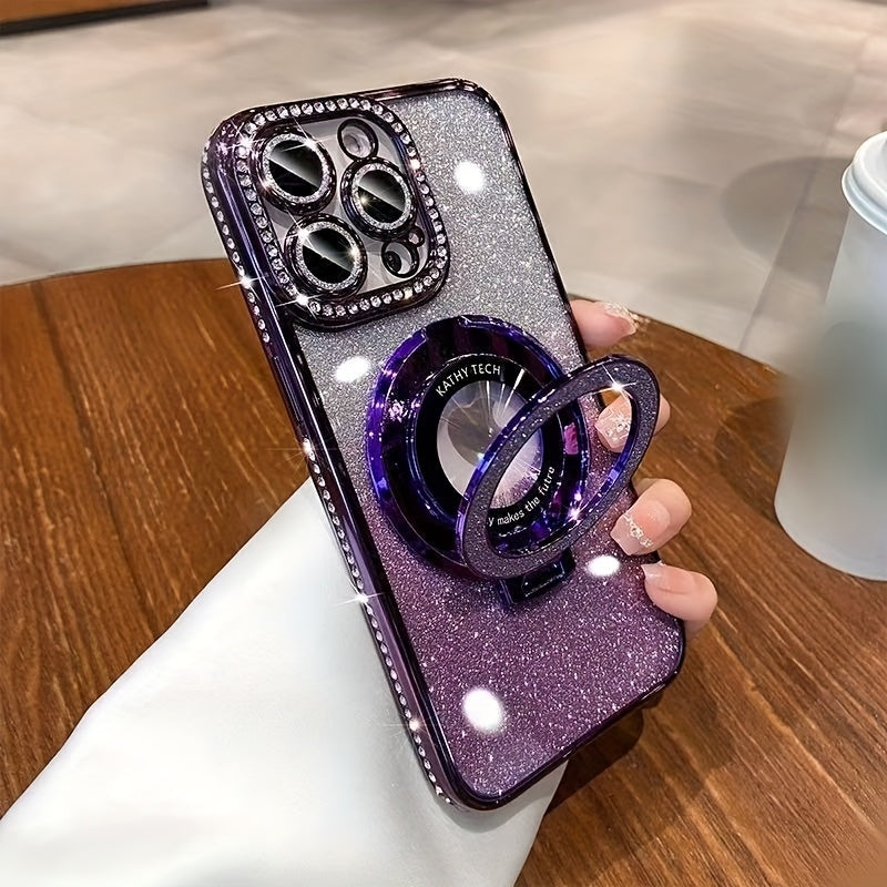 Protective Phone Case with Lens Protection Film, Edge Drill, Flash Powder & Anti-Wrestling Bracket – Compatible with iPhone 11–16 Pro Max/16E