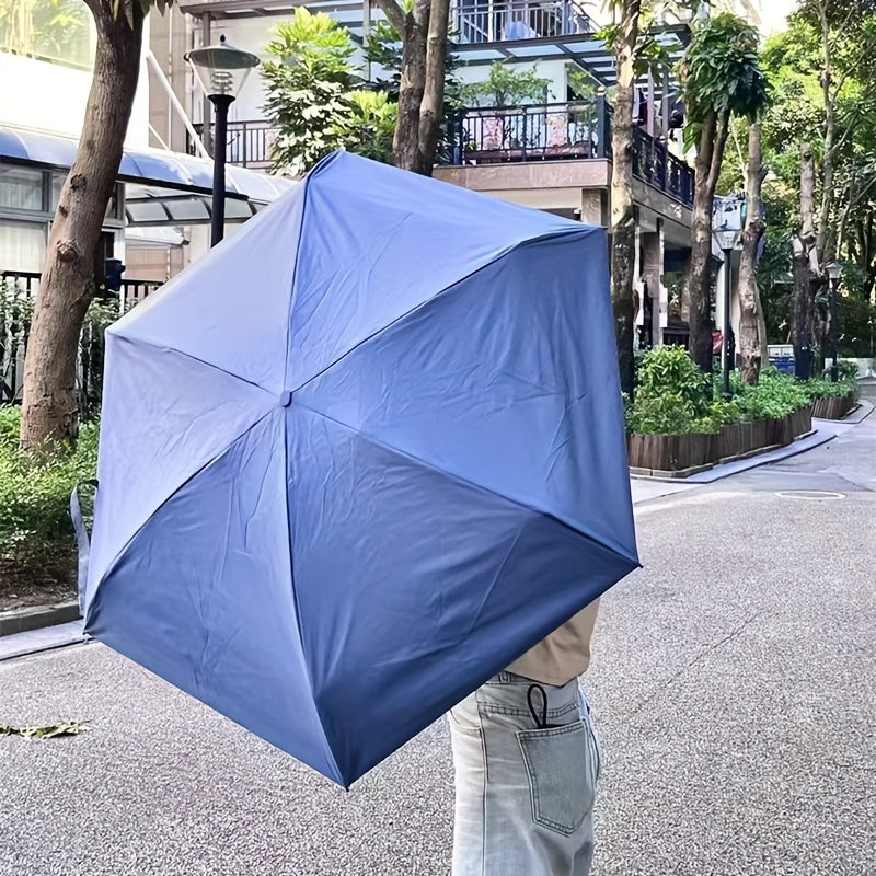 Six-Rib Capsule Pocket Umbrella – Compact, Portable, Lightweight Mini Umbrella for Men, Women & Kids, Windproof and Easy to Carry
