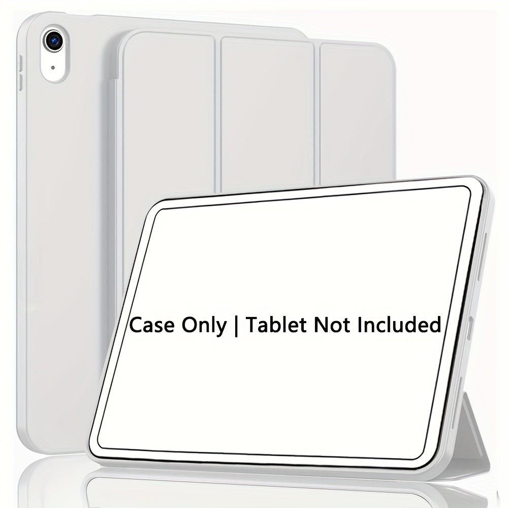 for iPad (A16) 2025 & 10th Generation Case with Smart Cover - Auto Sleep/Wake, Non-Slip Protective Cover, Lightweight Foldable Case with Inner Pocket & Adjustable Stand Suitable for iPad 27.69cm/10.7-inch (2022)