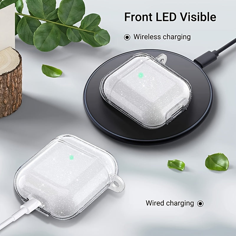 Standable Shiny Transparent Case – Protective Cover for AirPods 3 & AirPods Pro 2