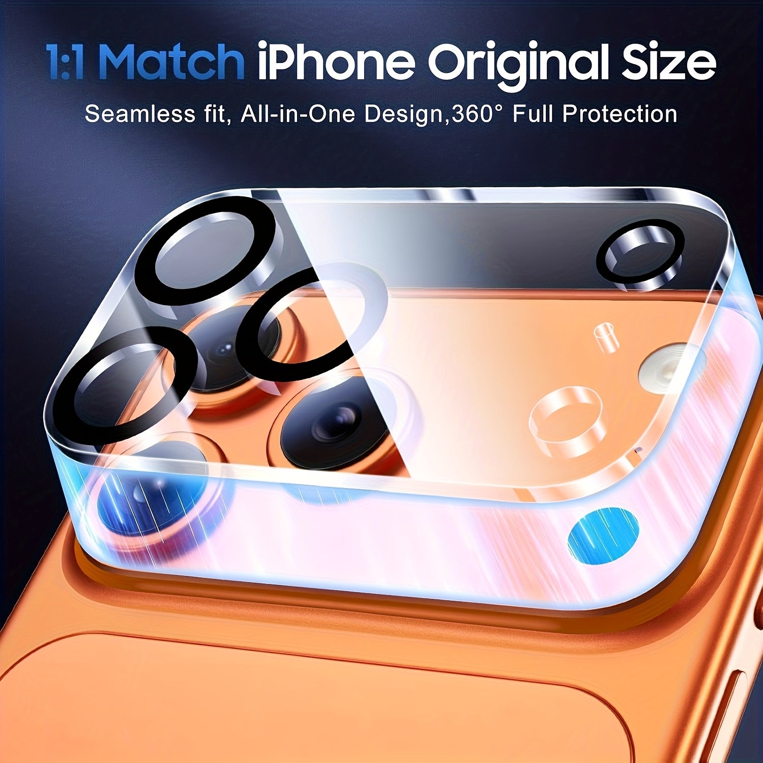 Set of 3 Ultra HD Tempered Glass And 3 Camera Lens Protectors for Various for iphone Models Including for iphone 17/17 Pro Max/17 Air/16 Pro Max/16/15/14/13/12/11/16E/Plus/Mini. Features a 9H Screen Protector Film That Is Ant