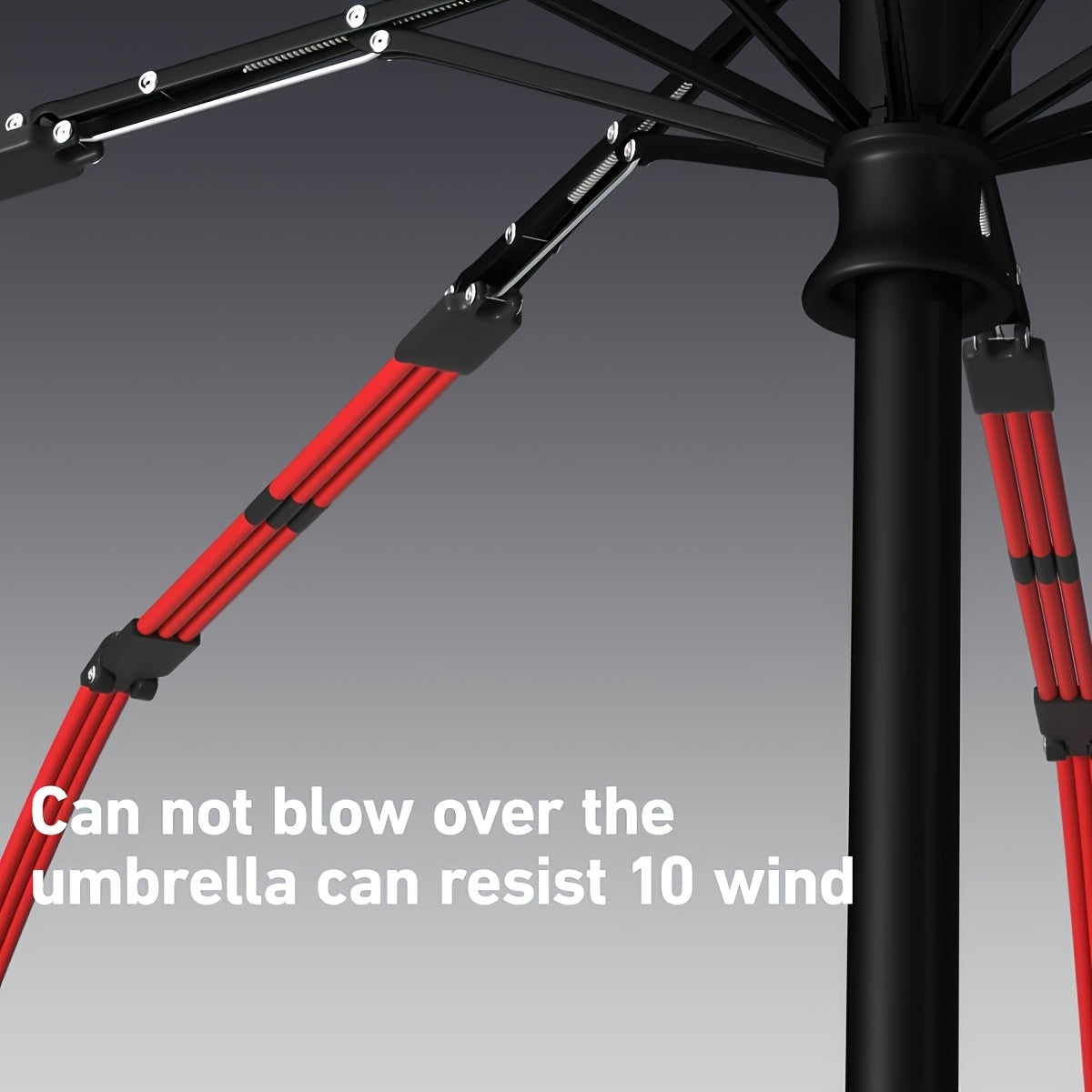 Automatic Rotating Buckle Umbrella – 10-Rib Windproof Folding Sun Umbrella, Backpack-Friendly, 5 Colors