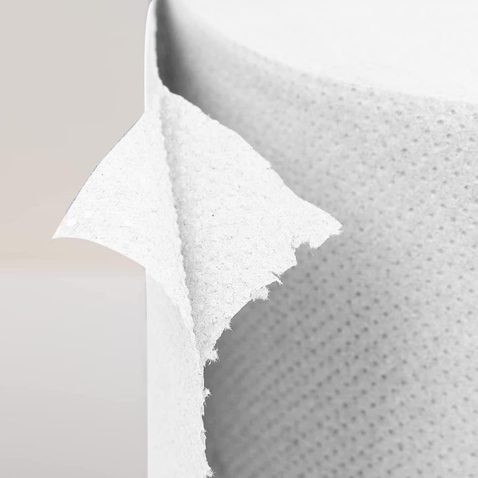 White Centrefeed Kitchen Rolls 6/12/18/24-pack White Paper Towels 2 Ply Embossed Paper Towels, Strong & Absorbent Home & Kitchen Rolls, White, Multi-Fold Double Layer Tissue Roll, Household Cleaning Suppliers, White Centrefee