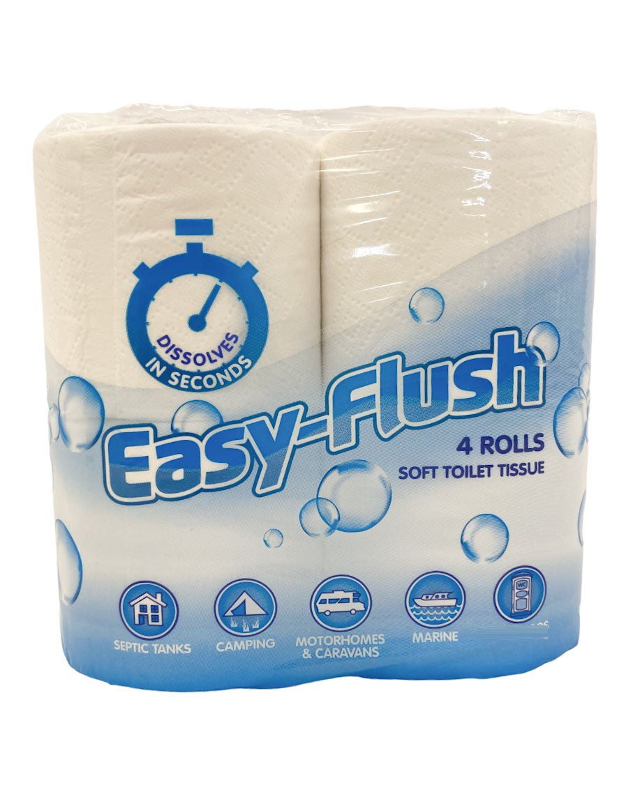 Toilet Tissue 40 Rolls Easy Flush Quilted. Quick Dissolving. Septic Tank Safe. Soft Embossed 2-Ply Toilet Paper. Bulk Pack