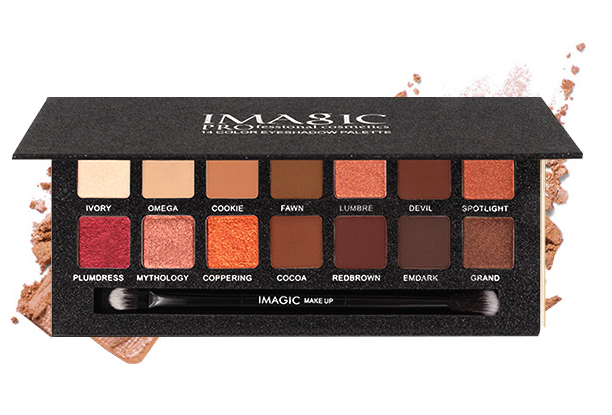 Cool And Warm Collocation With 14 Color Eye Shadow To Brighten Complexion And Make-up Eye Shadow.