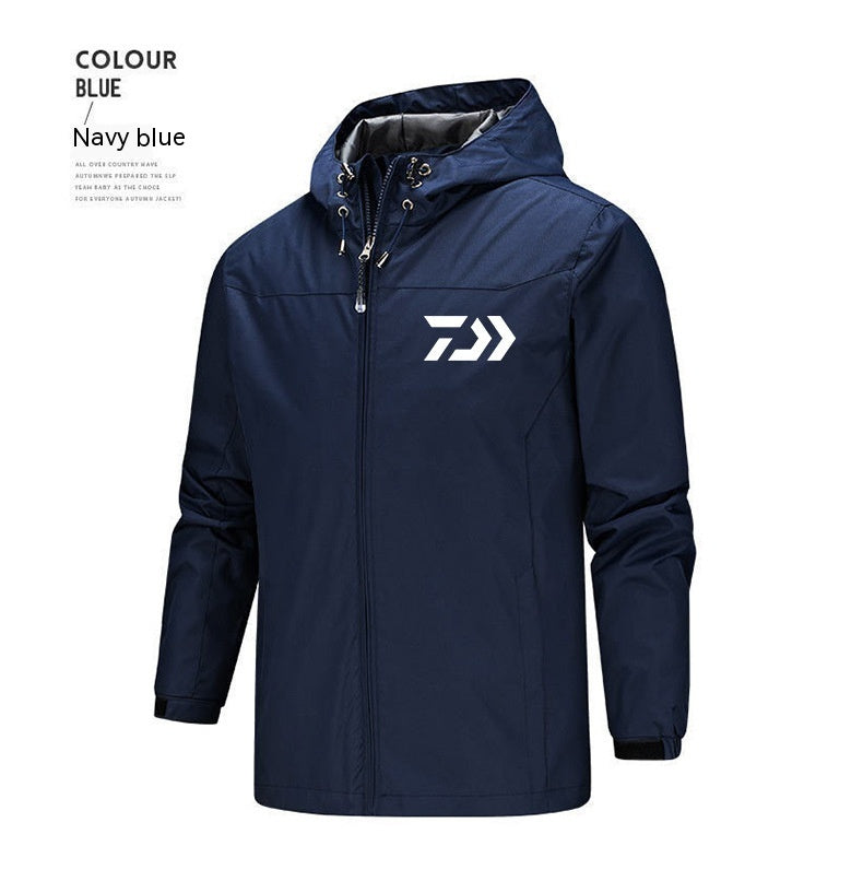 Men's Windproof Waterproof Four Seasons Mountaineering Clothing Single Layer Outdoor Shell Jacket