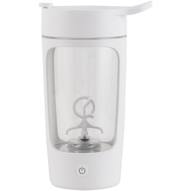 New Automatic Mixing Cup: USB Rechargeable Self-Stirring Mug for Travel, Sports, Drinking. Shaker Bottle BPA Free with Coffee, Milk, Tea Stirrer.