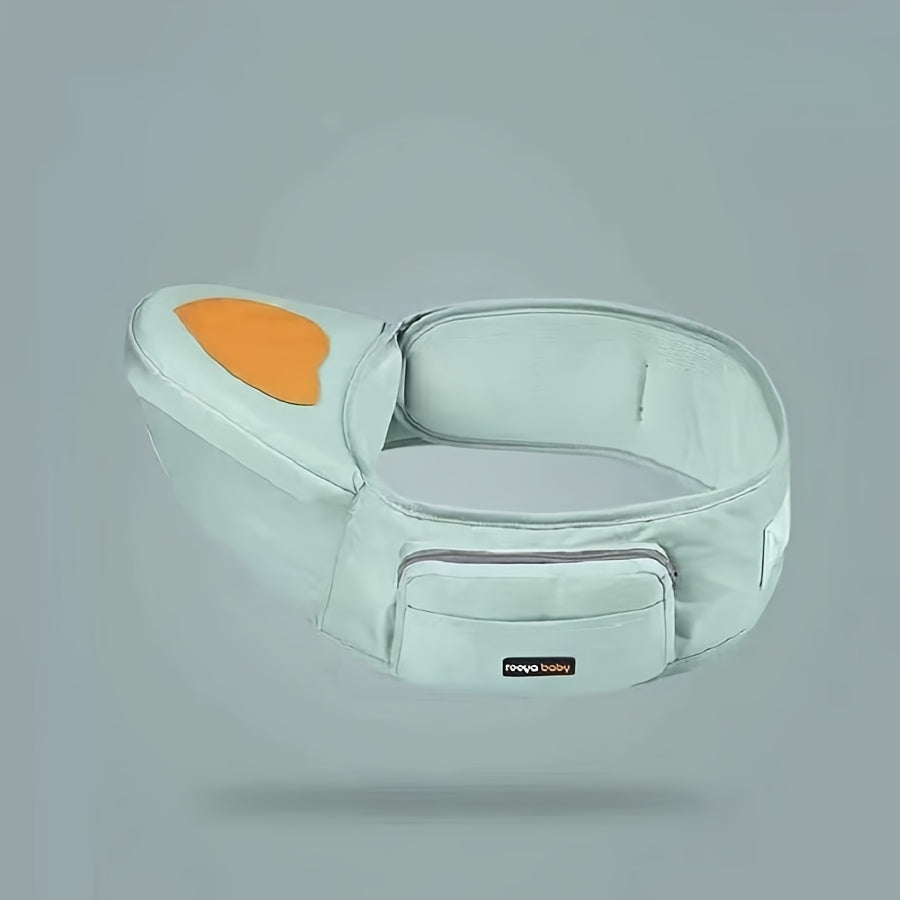 Baby Carrier Waist & Toddler Hip Seat – Ergonomic 2-in-1 Soft Comfortable Sling with Storage Pocket, Secure Belt System, Multi-Color Options (Pink/Grey/Green/Blue) – Ideal for Travel & Daily Use