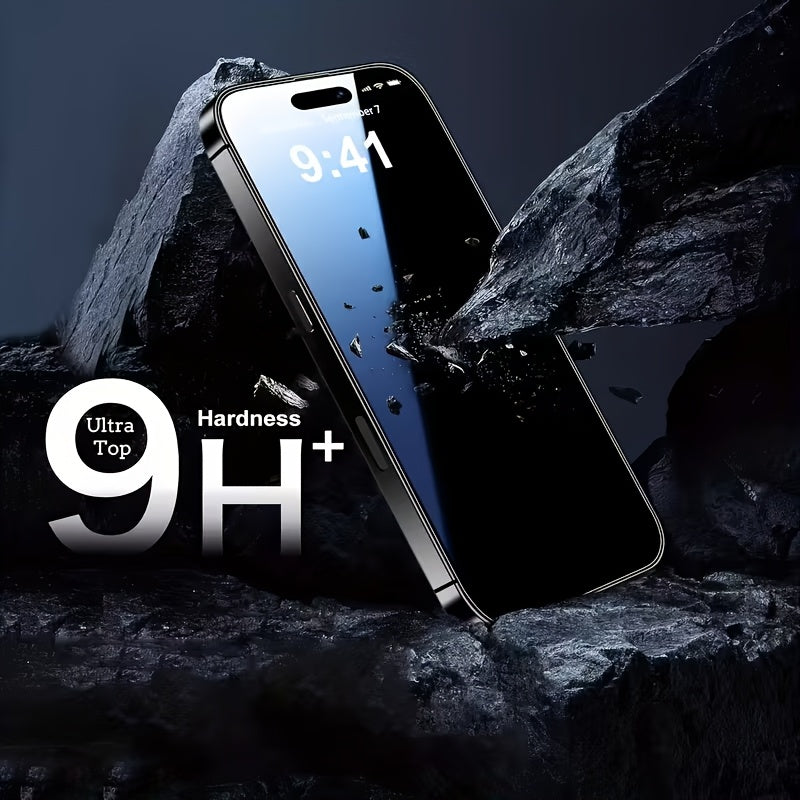 Set of 3 Ultra HD Tempered Glass And 3 Camera Lens Protectors for Various for iphone Models Including for iphone 17/17 Pro Max/17 Air/16 Pro Max/16/15/14/13/12/11/16E/Plus/Mini. Features a 9H Screen Protector Film That Is Ant