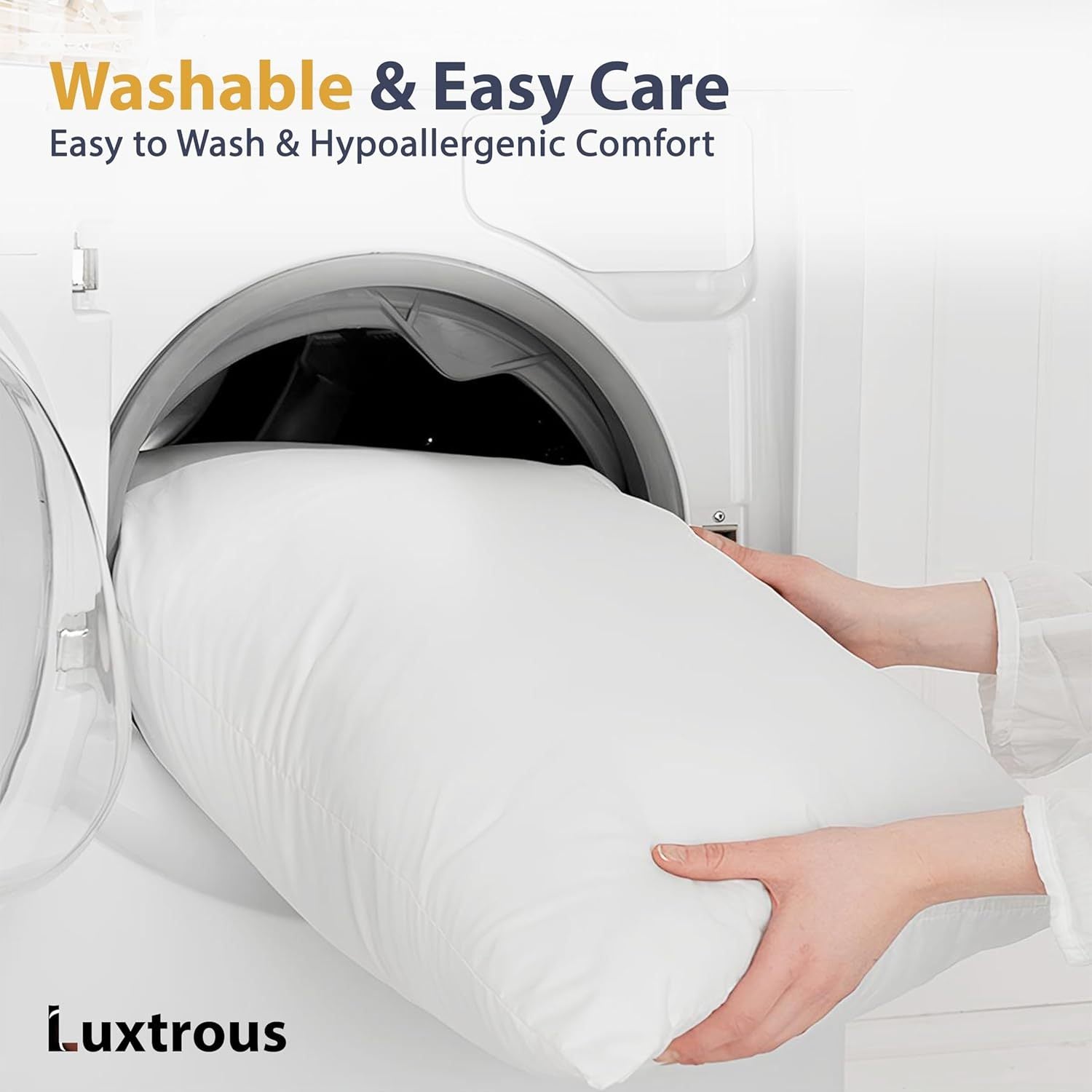 Hotel Quality Duck Feather & Down Pillows Ex