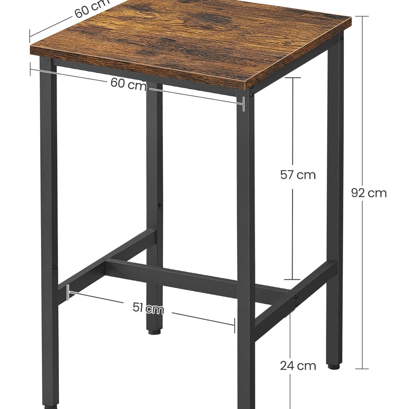 Tall Bar Table – Modern Kitchen Breakfast Table & Dining Room High Table