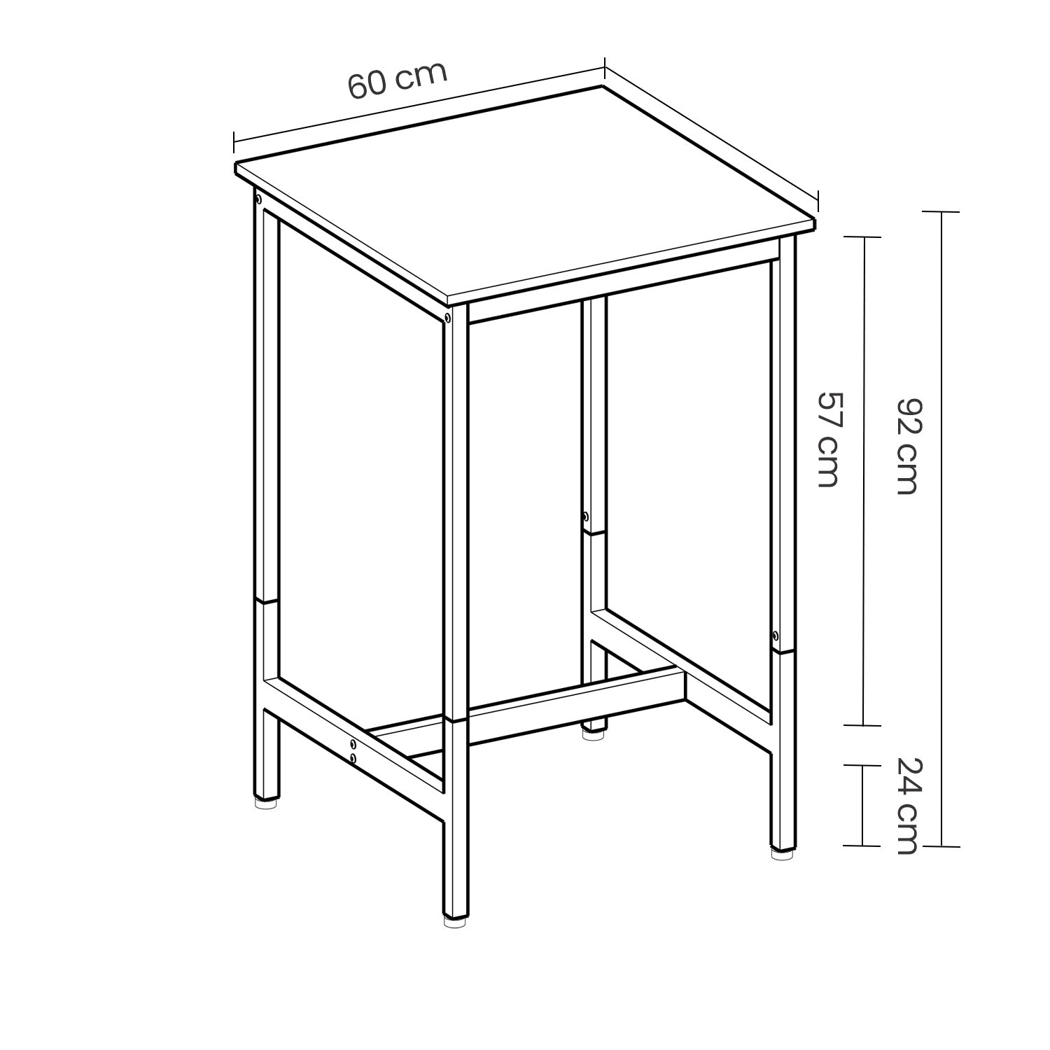 Tall Bar Table – Modern Kitchen Breakfast Table & Dining Room High Table