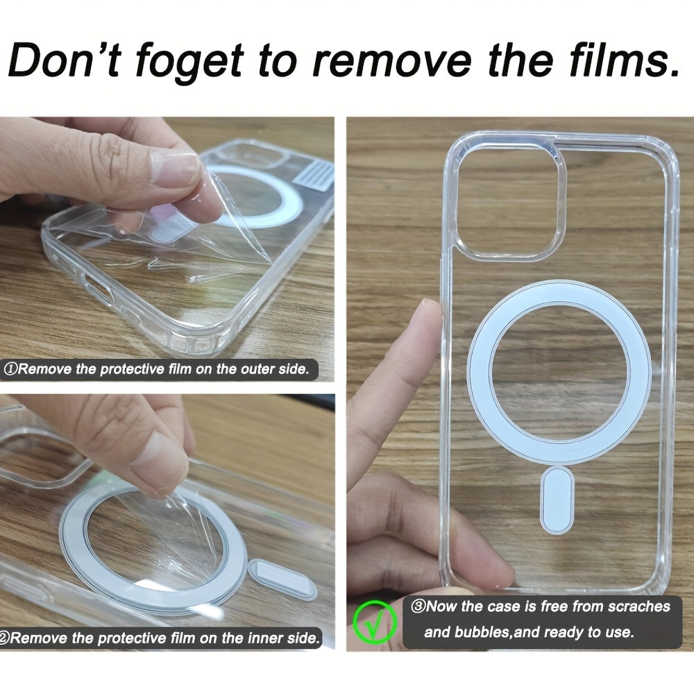 Luxury Magnetic Wireless Charging Protective Case for iPhone 11–17 (Pro/Pro Max/Air) – Shockproof and Durable Cover