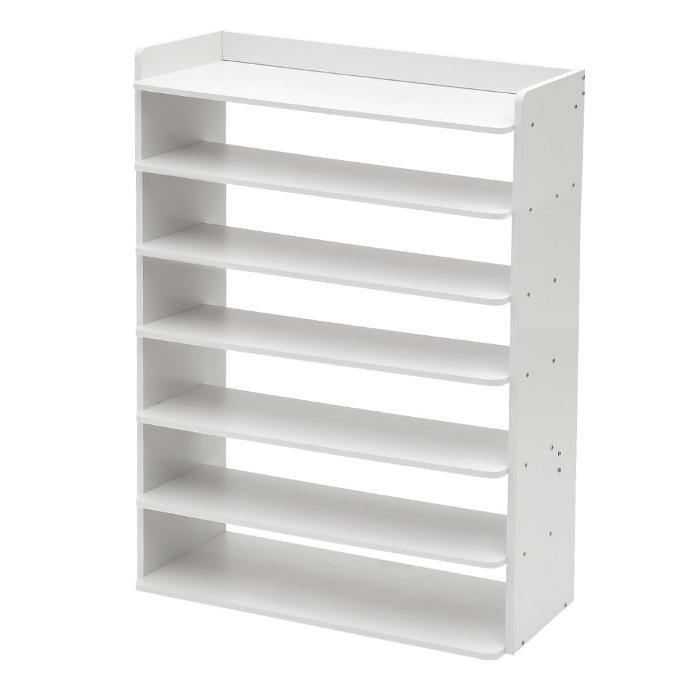 6/ 7/ 8 Tier Shoe Rack, Wooden Shoe Storage, Narrow Shoe Storage Cabinet, Sturdy Stable Shoe Cabinet, Space Saving Shoe Stand, Entryway Hallway Shoe Tower, Versatile Storage Cupboard, Multi Layers Shoes Organiser Footwear Hol