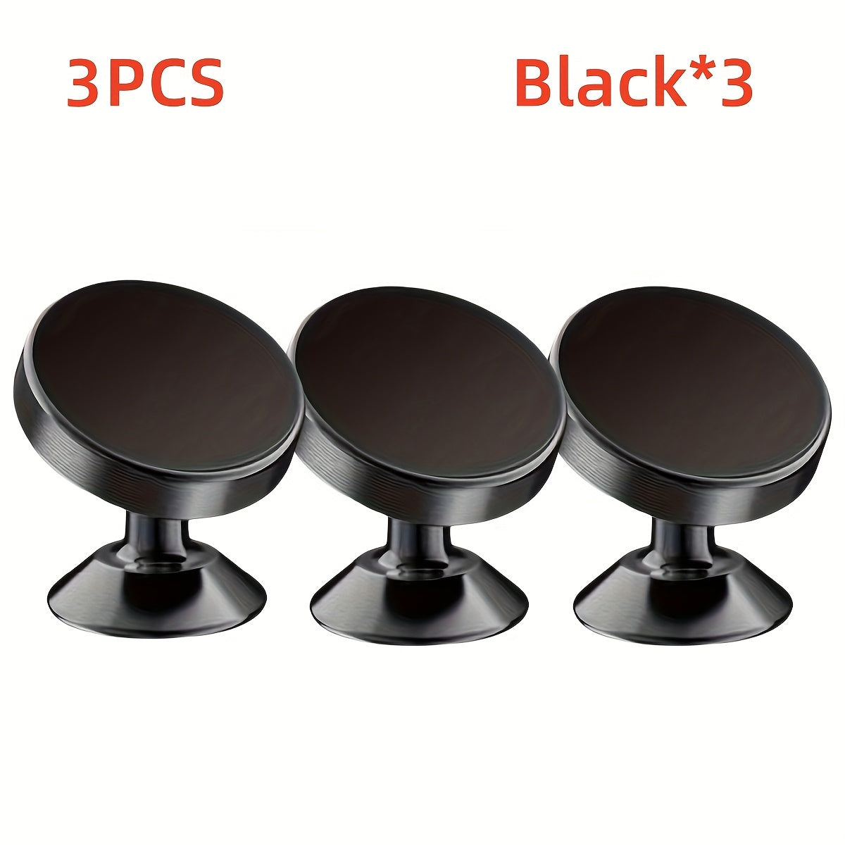 Super Strong Magnetic 360 Degree Rotating Mobile Phone Holder - Universal Metal Car Holder for Air Outlet