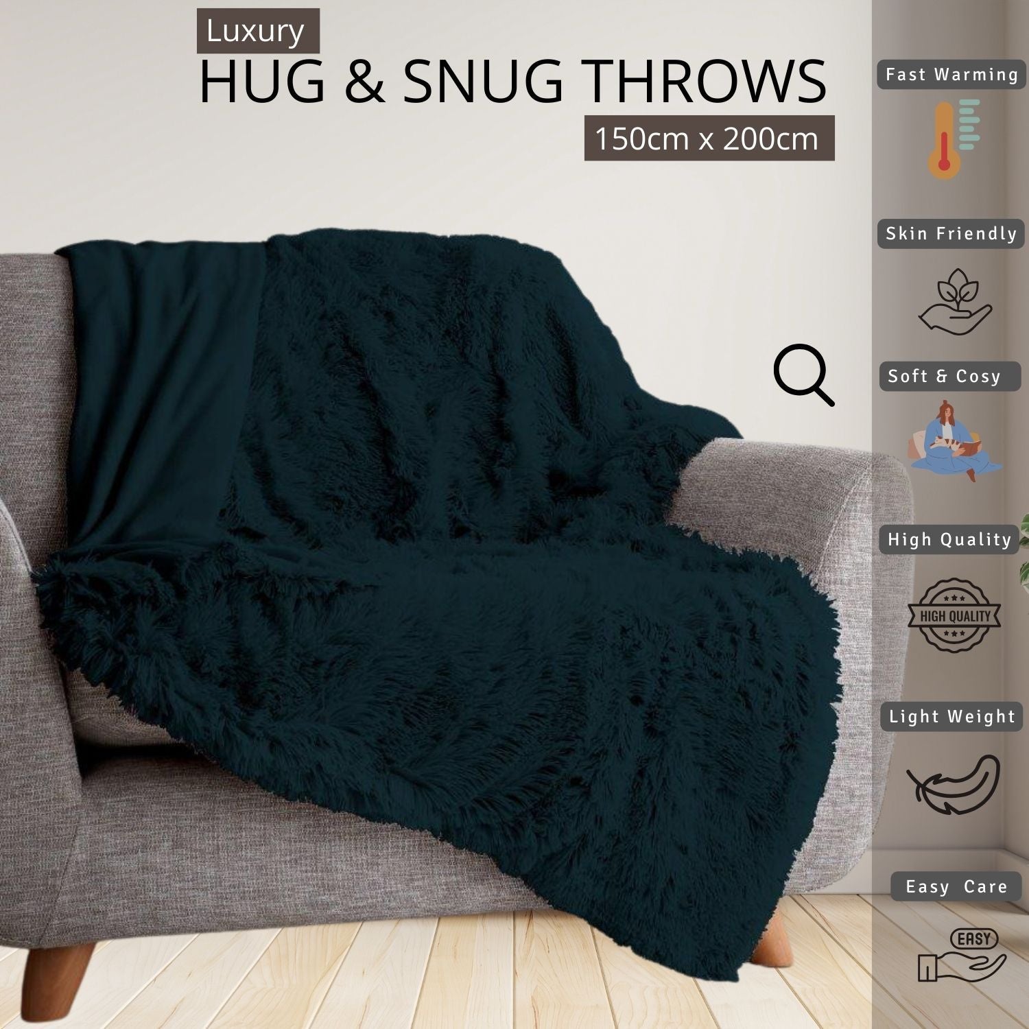 Warm Decorative Fleece Blanke