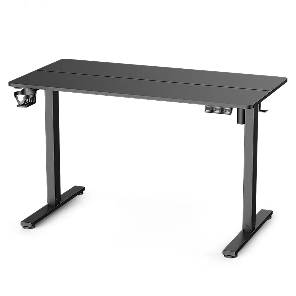 Electric Standing Desk, Sit Stand Table Height Adjustable Desk with Memory Smart Pannel for Home Office 120*60cm