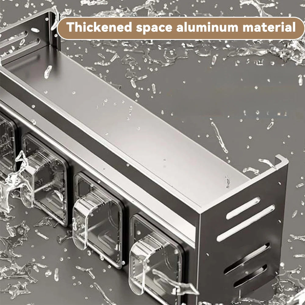 Multi-Functional Kitchen Spice Rack Storage Organizador for Cabinets Punch-free Wall Home Decor Countertop Home Decor