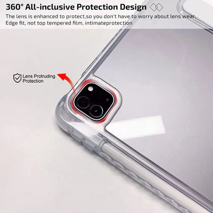 OkeyWOW protective iPad case for 10th Gen 2022, Pro 11, 12.9 Air, and Mini 6 with a slim, durable design and precise cutouts. iPad 10th Gen 2022 Case Pro 11 (2021) 12.9 (4th–6th) Air 4/5 Mini 6 9th/8th/7th Protective Cover  ipad-10th-gen-case-2022-funda-ipad-pro-11-case-2021-ipad-9th-8th-7th-generation-ipad-air-5th-4th-pro-12-9-6th-5th-4th-mini-6-cover-ensure-comprehensive-protection-for-your-ipad-collection