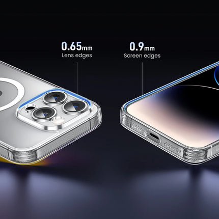 OkeyWOW UGREEN magnetic shockproof TPU case for iPhone 16/16 Pro Max with MagSafe cover, showing the protective design and magnetic feature.