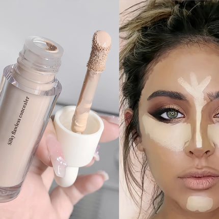 Velora Beauty Flawless Liquid Concealer Full Coverage Dark Circles Blemishes Long Lasting Smooth Finish