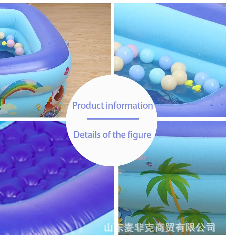 Children's Swimming Pool Inflatable Toys Framed Pools Garden Kids Baby Bath Bathtub Summer Outdoor Indoor Water Game Gifts Kid