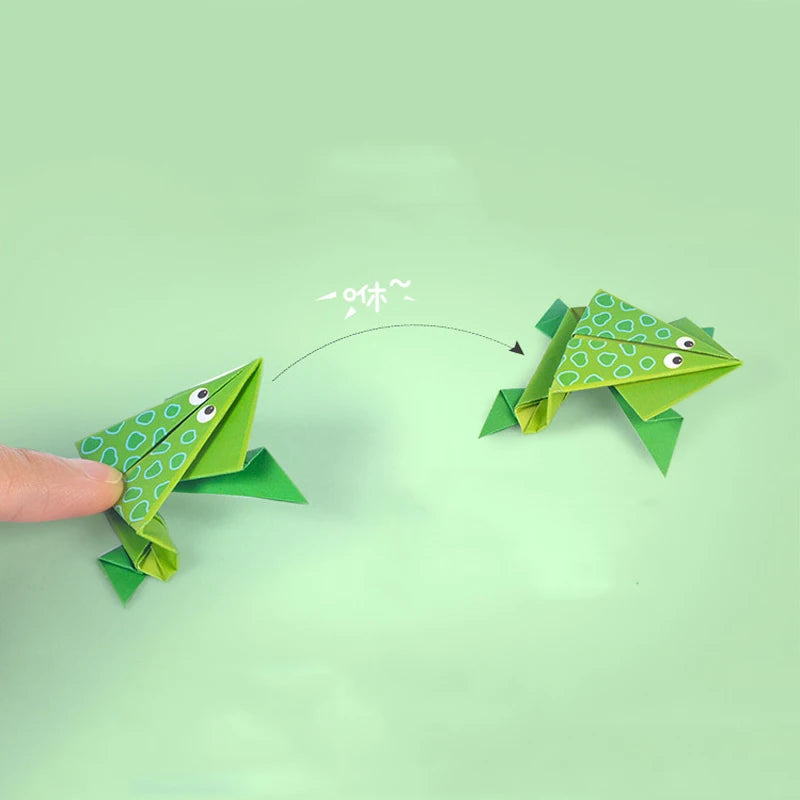 Cartoon Animal Origami Paper Cutting Book: Baby Craft Toy for Early Learning and Educational Gifts