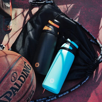OkeyWOW FEIJIAN LKG stainless steel vacuum flask with double wall insulation and magnetic leak-proof lid for sports water use