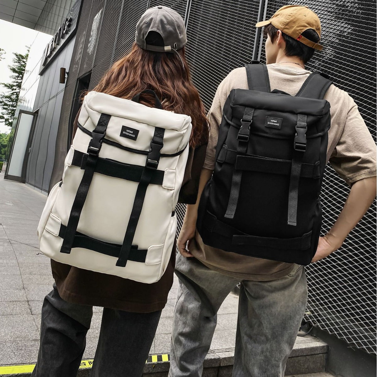 New Multi-functional Street Trendy Outdoor Backpack, Fashion Casual Travel Backpack for Men and Women